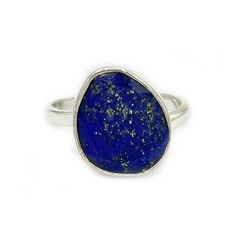 lapis lazuli sterling silver gemstone ring