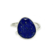 lapis lazuli sterling silver gemstone ring
