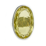 Hana Lemon Quartz Oval Ring