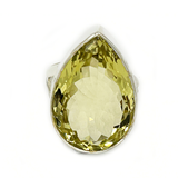 Osirios Lemon Quartz Teardrop Ring