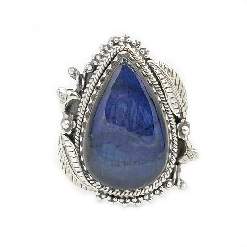 large labradorite sterling silver gemstone ring