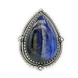 Kanti Labradorite Boho Style Ring