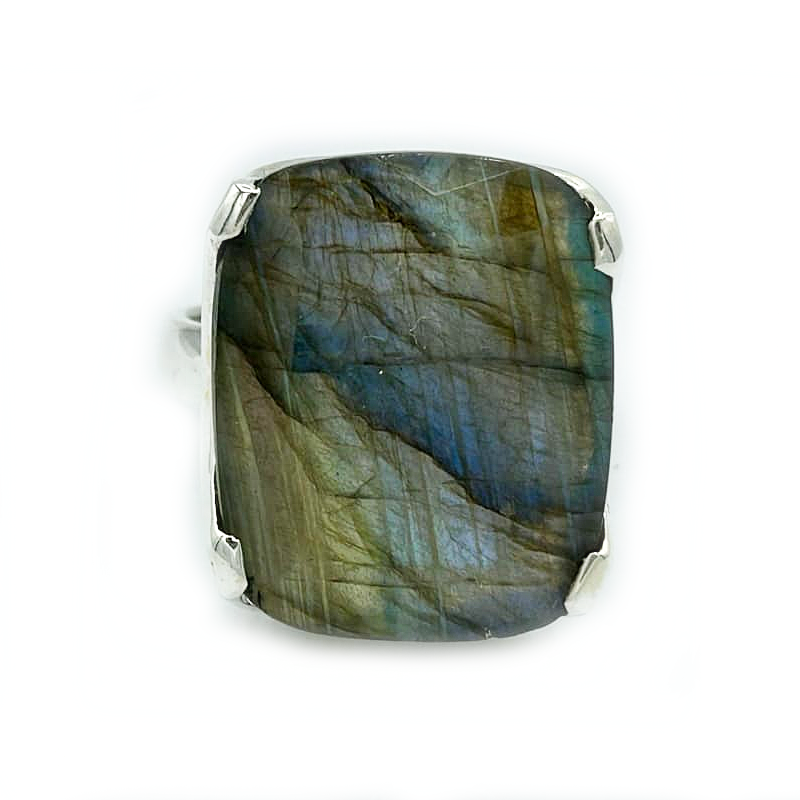 labradorite gemstone sterling silver ring