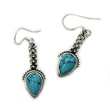 Turquoise Boho Drop Earrings