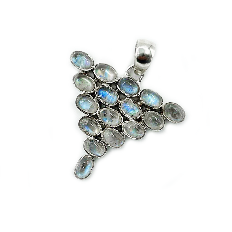 moonstone sterling silver gemstone pendant