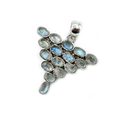 moonstone sterling silver gemstone pendant