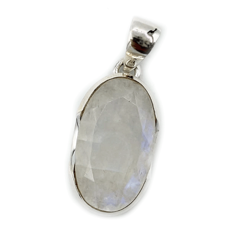Maan Moonstone Oval Boho Pendant