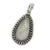 Boho Style Teardrop Moonstone Pendant