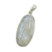 Moonstone Oval Silver Gemstone Pendant