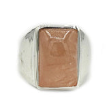 Morganite Sterling Silver Gemstone Ring