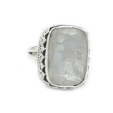 Sarvin Rectangle Moonstone Bohemian Ring