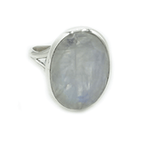 Luna Moonstone Gemstone Silver Ring