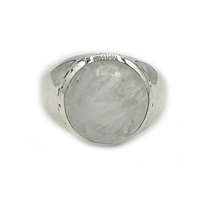 moonstone sterling silver gemstone ring