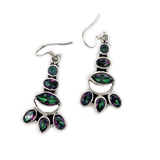 Mystic Topaz Boho Drop Earrings