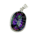 Henna Mystic Topaz Boho Pendant