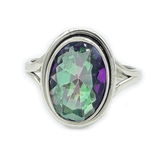 Harini Mystic Topaz Oval Classic Ring