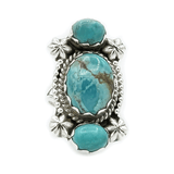Authentic Navajo Turquoise Silver Ring
