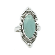 navarjo turquoise sterling silver gemstone ring
