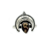 Moonbeam Red Oyster Turquoise Ring