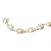 pearl silver bracelet