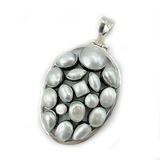 Freshwater Pearl Unique Silver Pendant