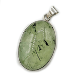 Hara Prehnite Oval Bohemian Pendant