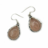 Alora Rose Quartz Teardrop Earrings