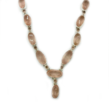 Rose Quartz Unique Boho Necklace