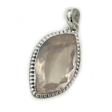 Unique Rose Quartz Boho Pendant