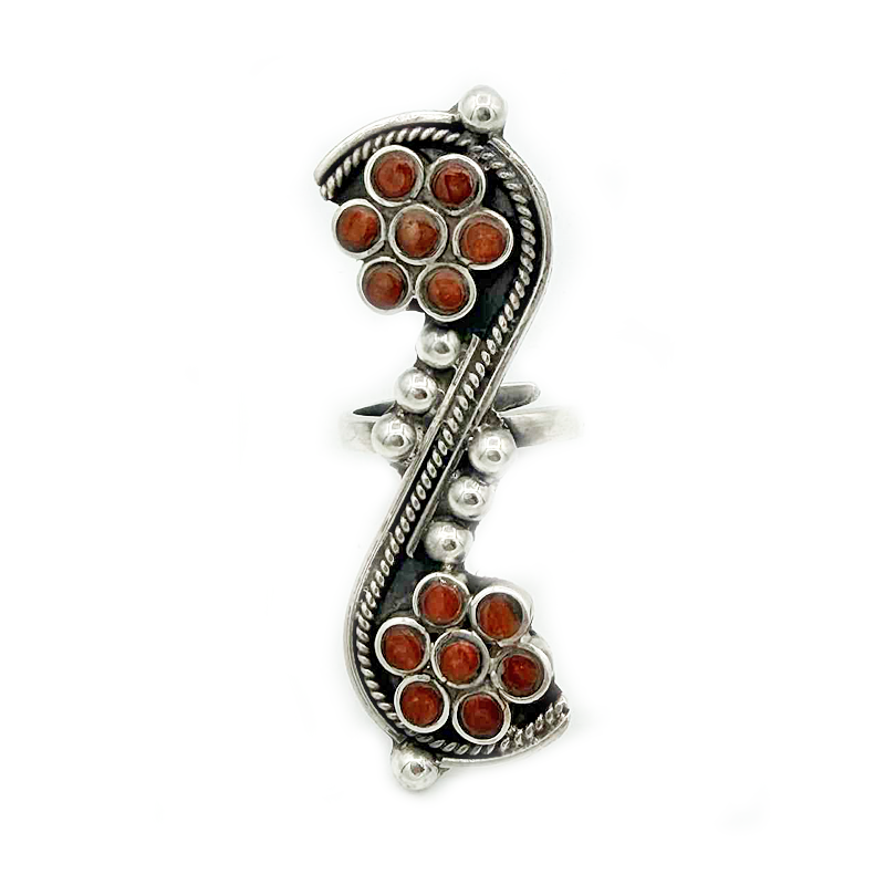 ruby quartz sterling silver gemstone ring