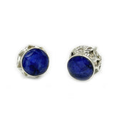 Sapphire Boho Style Stud Earrings