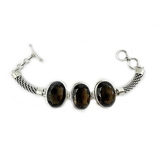 Chunky Smoky Quartz Gemstone Bracelet