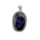 Mahala Sapphire Quartz Oval Pendant