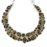 Multi Smoky Quartz Gemstone Necklace