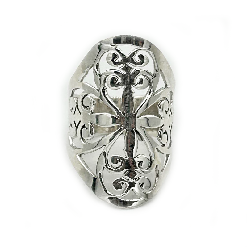 filigree sterling silver ring