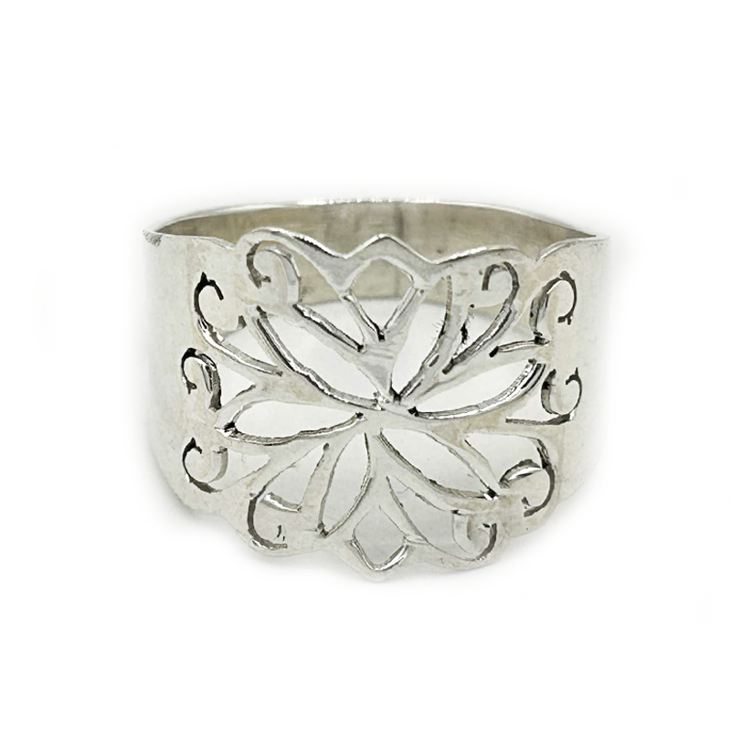 filigree sterling silver ring