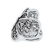 sterling silver butterfly ring