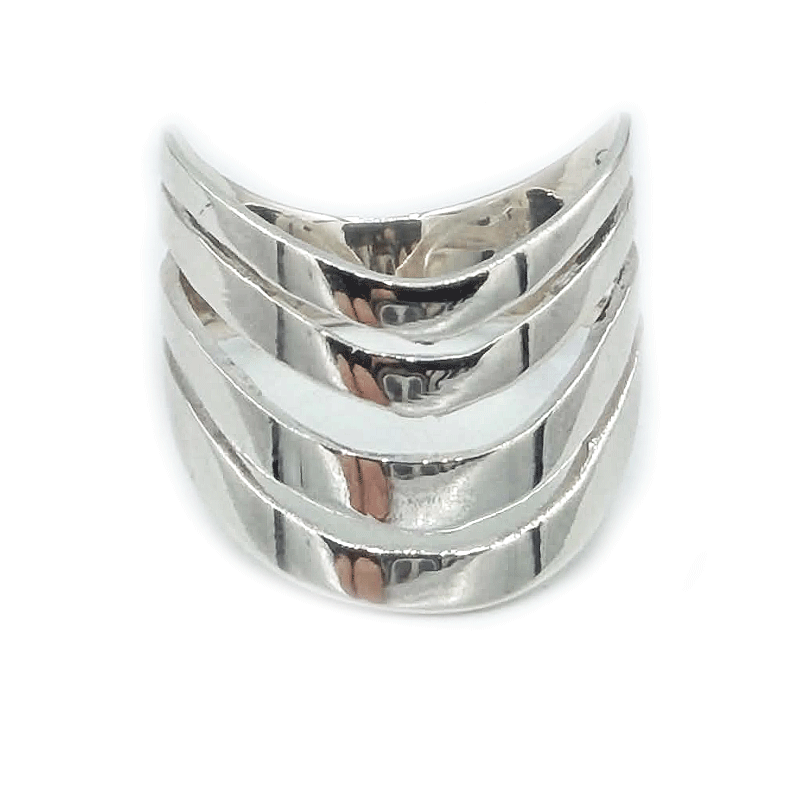 plain sterling silver ring