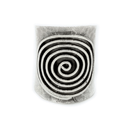 sterling silver swirl ring