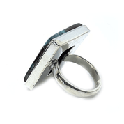 large square shattuckite gemstone ring