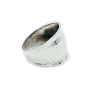 sterling silver dome ring