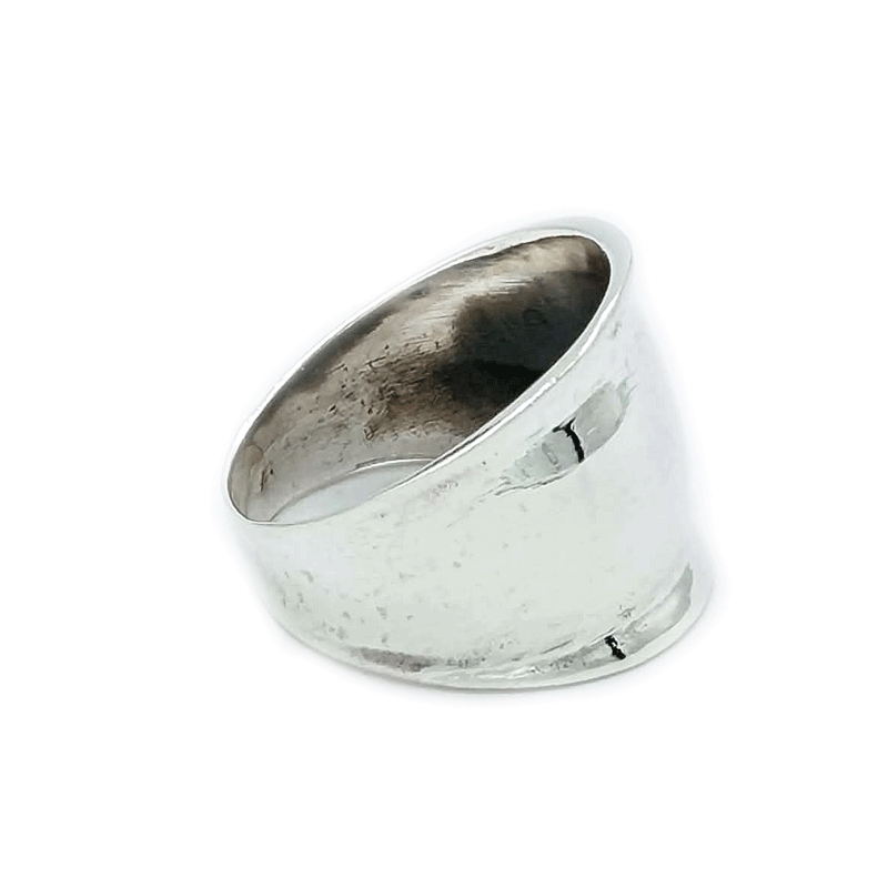 sterling silver dome ring