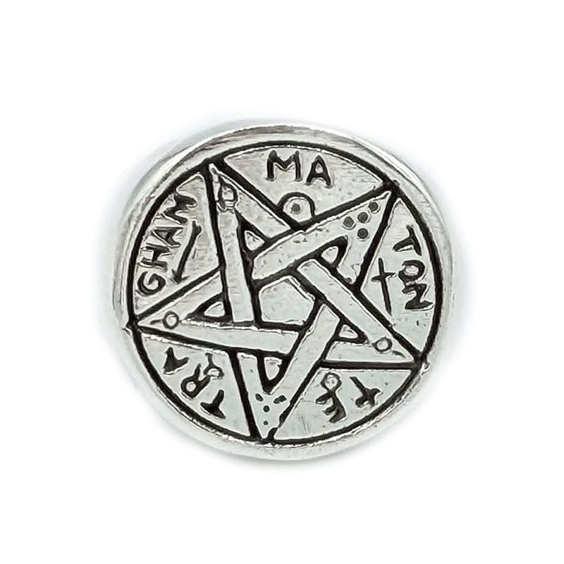 pentagram sterling silver ring