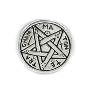 pentagram sterling silver ring