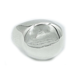 Simple Sterling Silver Signet Ring