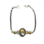 oyster turquoise sterling silver gemstone bracelet