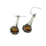 Tiger Eye Drop Boho Style Earrings
