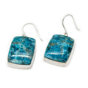 Be confident with this stunning pair of Turquoise bohemian drop earrings. Crafted from sterling silver, 