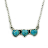 Heart Turquoise Bohemian Gemstone Necklace