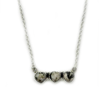 Heart White Turquoise Gemstone Necklace